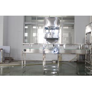 Vertical / Gravity Liquid Pure Water Filling Capping Machine For 5 Gallon