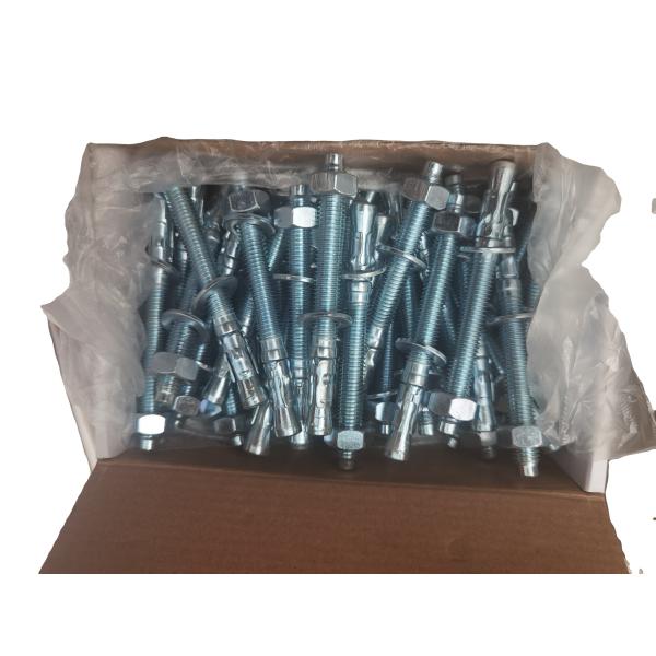 A4 Expansion Bolt Carbon Steel Stainless Wedge Anchor Hex Bolts And Flange Nuts