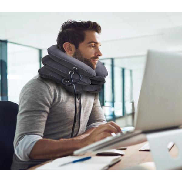 Portable Lightweight Inflatable Cervical Neck Stretcher Traction Device U- Shape