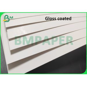 One Sided Coated White FBB Paperboard 250GSM Good Printing Effect