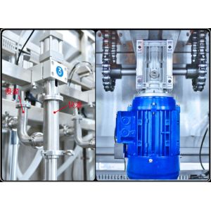 200 barrel h Multi Head Liquid Filling Machine Automatic Weighing Filling