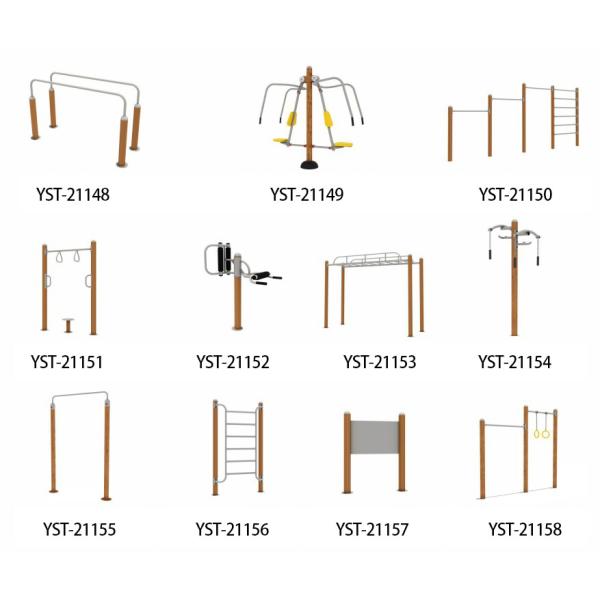 Colorful Galvanized Pipe Gym Fitness Equipment With SS304 Screws