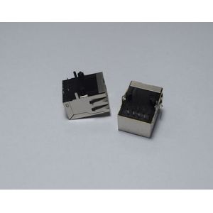 Single Port Female RJ45 Modular Jack / RJ45 Female Connector With Internal