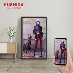 32 Inch NFT Digital Frame Android System Wall Mount Wireless Projection