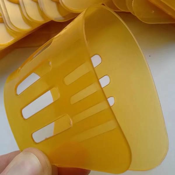 Yellow Ultra Thin Window Tinting Tools Glass Film Installation Scraper Lightweight