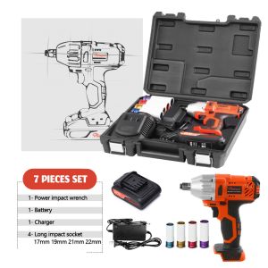 20V Electric Wrench Tool 3000/Min 330N.M Electric Impact Wrench For Lug Nuts