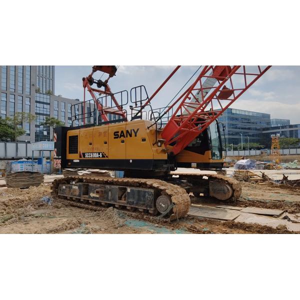 2021 Sany 60 Ton Crawler Crane 43m Maximum Lifting Height Excellent Condition