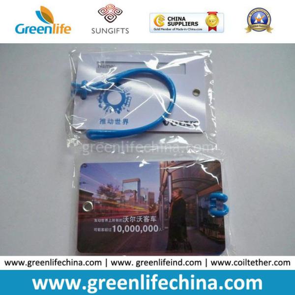 Quality Supermarket Membership Need Simple PVC Hange Name Tag W/Loop wholesale