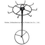 550mm Height 100mm Width Rotating Display Rack With Hooks