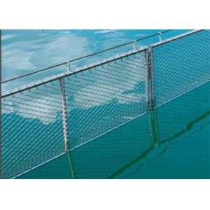 Security Architectural Wire Mesh , Flat Stainless Architectural Woven Mesh