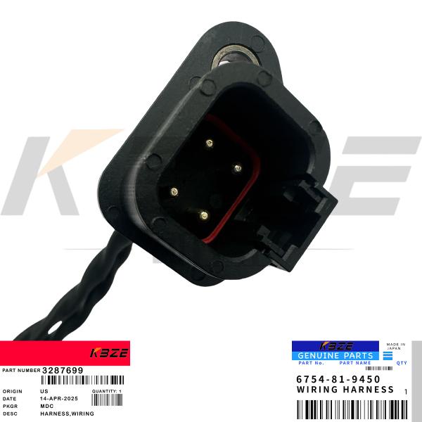3287699 INJECTOR WIRING HARNESS KOMATSU 4D107 6D107 6754-81-9450 6754819450 FOR WA200-6 WA380-7 PC240 PC290 EXCAVATOR