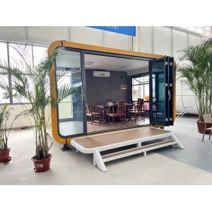 China Customized Prefab Capsule Apple Cabin House Minimalist on sale