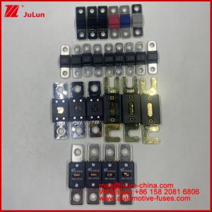 China High-Capacity Auto Fuse High Quality ANM ANM-B Fuse 30A-600A 58V Automotive Substitute MEGA 298 998 MEGA 40A-500A Bolt on Car Fuse  Copper Automotive Fuses Bolt down on sale