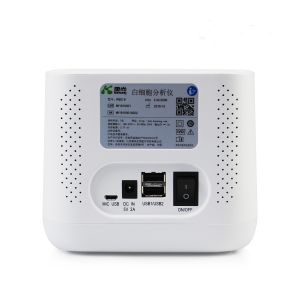 blood cell counter auto 5 parts CBC analyzer with microfluidics chips