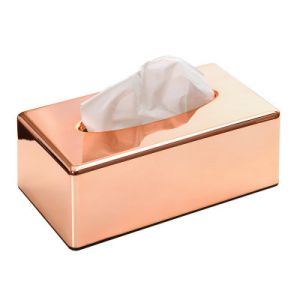 Electroplating Rose Gold Detachable ABS Tissue Paper Holder