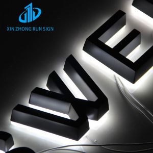 Restaurant 3d Led Illuminated Sign Outdoor Led Acrylic Backlit Letter Sign