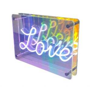 Custom LED Infinity Mirror Sign with Acrylic Material and Mini Luminous
