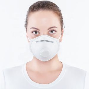 Lightweight Ffp2 Cup Mask Dual Point Attachment Provide Secure Seal