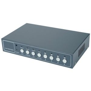 Cheap High Resolution CCTV Color Quad Processor Real Time 8 Channel Quad Video Multiplexer for sale