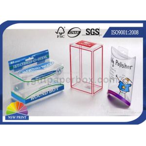 Custom Made Clear PET Box Plastic Packaging Box For Products Packaging
