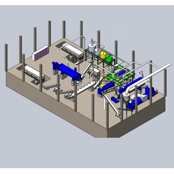 Industry Poultry Waste Rendering Plant / Animal Rendering Machine Cook Crush