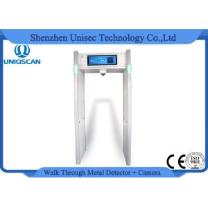 China 33 Zones Walk Through Metal Detector With Face Capture Automatic Compare / NVR on sale