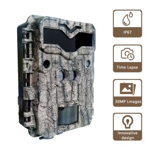 KW698A hunting trail camera dual-lens 2-sensors scouting camera 4K game camera