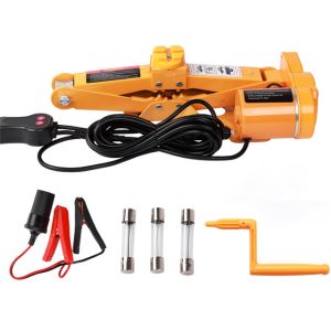 Cigarette Lighter 2 Ton Electric Scissor Jack Car Scissor Lift Impact Wrench