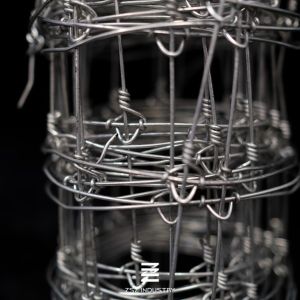 High Tensile Galvanized Steel Wire Mesh Fence Rolls Fix 18-208-15 100m