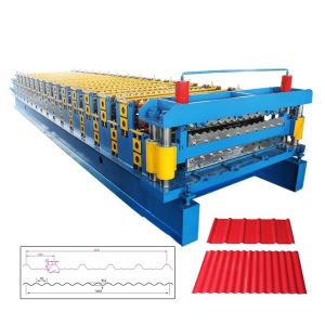 ISO Color Steel Roll Forming Machine 5T For Roof Tile Panel