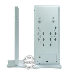 Indoor 10.1 Inch Floor Standing Digital Signage Connect U Disk To Display