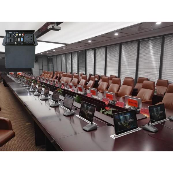 HDMI Universal Standard Pop Up Power Socket Aluminum Alloy 150*120*135mm