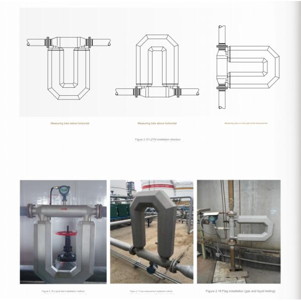 Accurate Coriolis Force Mass Flowmeter For Paper Making And Textile Industry