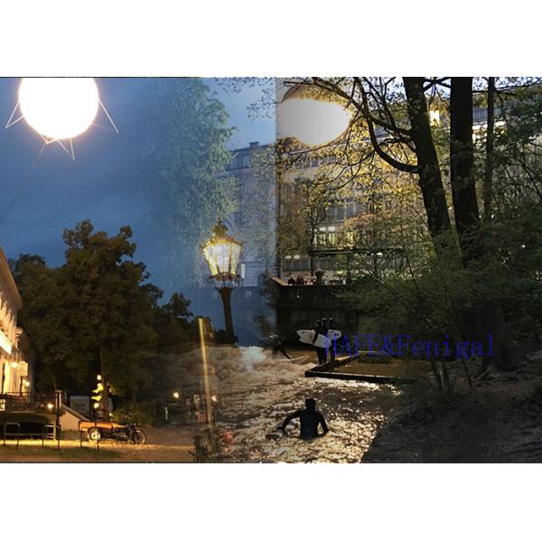 Customized Ellipse Film Studio Video Balloon Lights For Photography Broadcasting