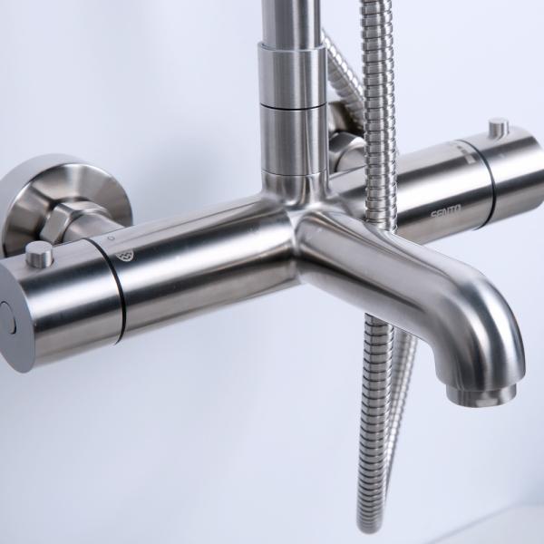 Quality hotel bathroom thermostatic shower faucet set