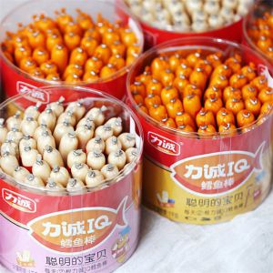 Customized Logo Printing Artificial Pvdc Sausage Casing For Food Packaging