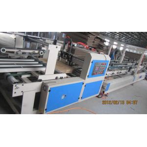 50HZ Automatic Folder Gluer Machine with PLC And Touch Screen Control