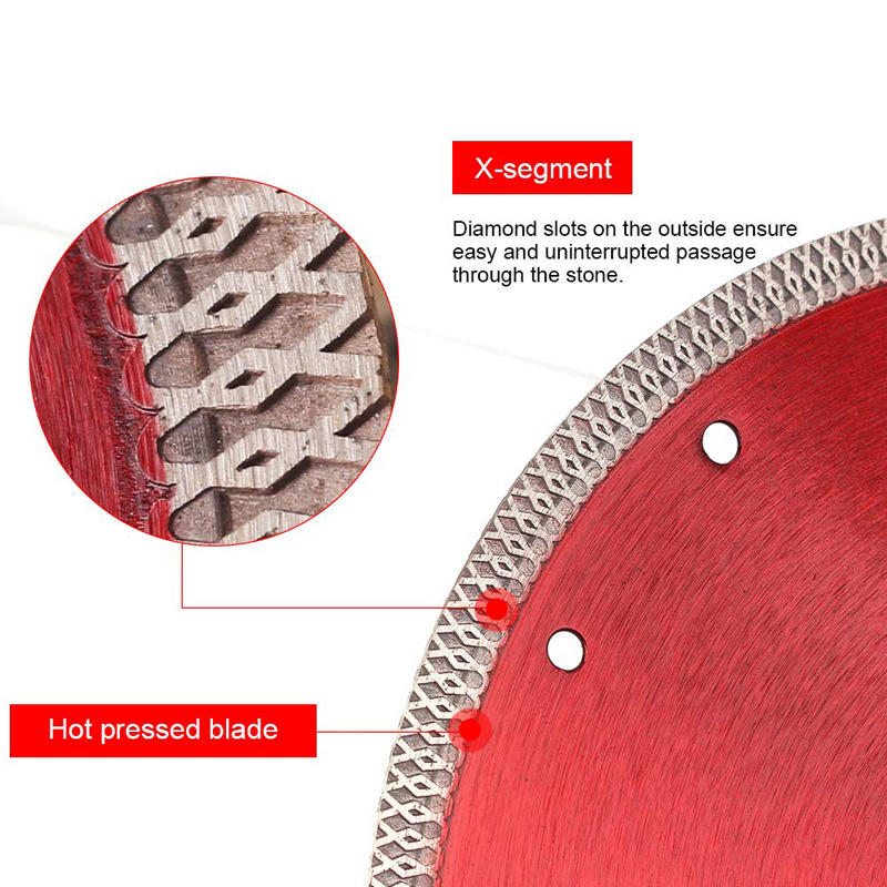 Hot Press Mesh Turbo Diamond Saw Blade Cutting Disc Wheel for Cutting Porcelain
