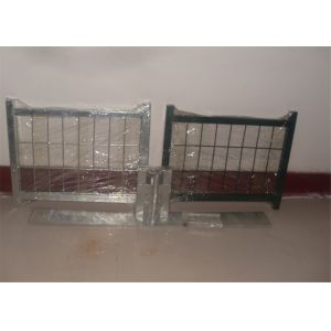 6ft x 10ft canada standard temporary fence 2" x 4"X10.5GA aperture pipe 1"x1'x1
