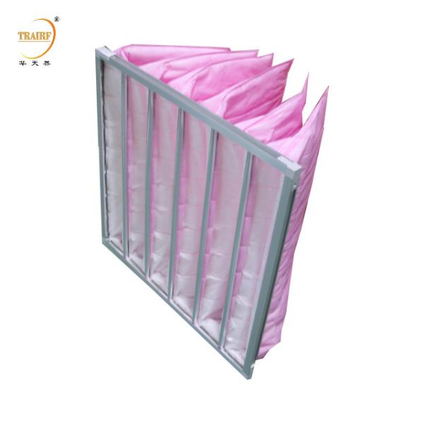 Quality F8 Efficiency Pocket Air Filter New Composite Nonwoven Fabric HVAC Pocket Filter wholesale