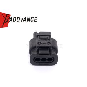 3 Way Electrical Automotive Black Female Wire Connector With Terminal And Seal