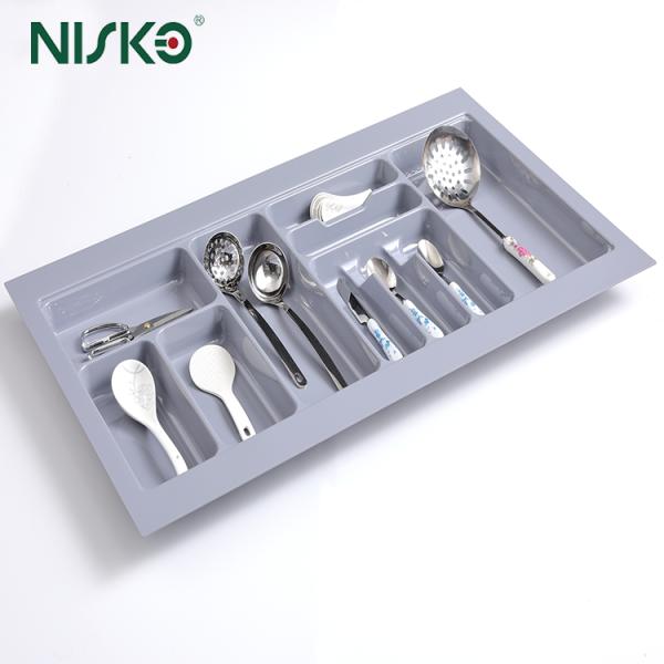 Quality Kitchen Cutlery Tray Storage Flatware Utensil Insert Drawer for Spoons Knives Forks  wholesale