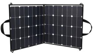 Cheap Sunpower 100 Watt Foldable Solar Panel Dual Array IP67 With Anderson Connector for sale