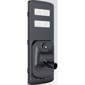 China 80w Street Light Housing 2700k 5050 Chip And Battery 1 Module Solar 15degree Adjustable on sale