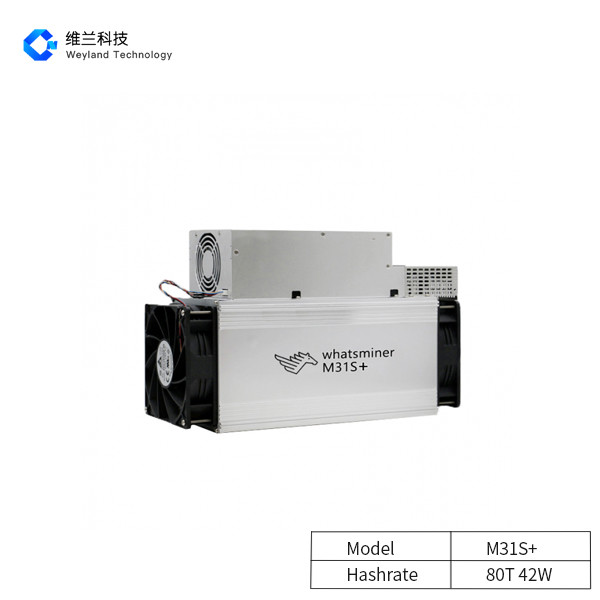 Quality M31S+ 80T 42W Whatsminer Bitcoin Miner BCH Mining 390x155x240MM wholesale