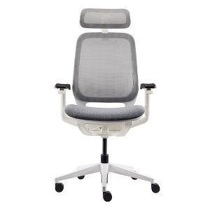 Upholstery Mid Back Mesh Ergonomic Computer Chair 4D Paddle Shift