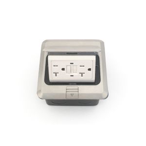 China Damped Pop Up Floor Outlet With 20A 125V 60Hz 2015 UL / CUL Listed White GFCI Tamper Resistant on sale