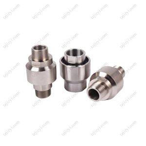 High pressure water swivel joint for tower crane spray system thread connection