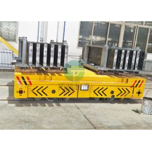 China Heavy Load Motorized Industrial Interbay Reliable Material Transfer Trolley for Hot Pipes Handling on sale