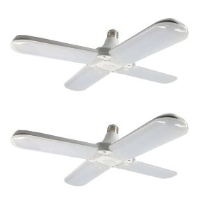 Cheap 95lm/W Deformable Foldable LED Light Bulb , Collapsible 3 Leaf LED Light for sale